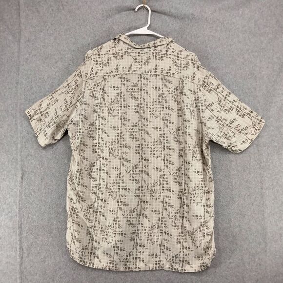 Tasso Elba Island Button Down Shirt Mens Size XL Short Sleeve Silk Linen Blend - Picture 7 of 10